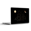 MuchoWow® Laptop Aufkleber Sticker Cover Frauen - Mond - Produktbild-Vorschau 1