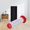 Two vacuum cleaner filters are shown in a room setting with a wooden cabinet and a plant. Produktbild-Vorschau
