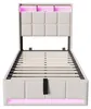 Boxspringbed 90x200 cm met USB-poort, bed met opbergruimte, Productafbeelding-voorbeeld 10