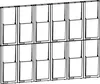 helit Wanddisplay PLACATIV 12 Fächer DIN Lang glasklar Produktbild-Vorschau 5