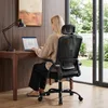 UISEBRT Bürostuhl Schwarz, Ergonomischer Schreibtischstuhl, Produktbild-Vorschau 8
