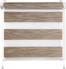 Klemmfix Click Doppelrollo 3 in 1 Wood braun (BxH 95x150cm) Produktbild-Vorschau 1