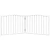 A white, foldable pet gate is shown against a white background. Náhľad obrázku produktu