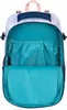 The inside of an open backpack is shown. Voir les images du produit