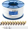 deleyCON HQ+ 100m Sat Koaxial Kabel 135dB - 5-Fach Produktbild-Vorschau 1