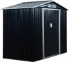 Aga Domek ogrodowy 213x130x185 cm Czarny Podgląd zdjęcia produktu 3