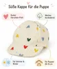 Heless 1531 Puppenkleidung Kappe mit Herz-Konfetti in Größe Produktbild-Vorschau 4