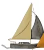Wanddeko Schiff Metall Segelboot Segel Boot Maritim Produktbild-Vorschau 2