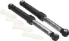 Two washing machine shock absorbers with white mounting pins. Produktbild-Vorschau