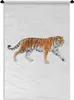 MuchoWow® Wandteppich Wandbehang Tiger - Weiß - Orange Produktbild-Vorschau 1