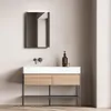 LED Spiegelschrank 40x60 cm, Alukorpus, 2 Glasböden, IP24, Produktbild-Vorschau 7
