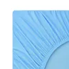 Jersey Spannbettlaken Hell blau 90-100 X 190-200 + 30 CM Produktbild-Vorschau 4
