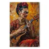 Wandbilder Frida Kahlo Reproduktion Bunt Porträt Frau Produktbild-Vorschau 2