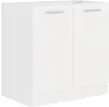 EKO White Spülenschrank 80 Weiss matt Küchenzeile Produktbild-Vorschau 1