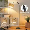 Lampa stojąca ZMH Boho Rattan Lampa łukowa z regulacją Podgląd zdjęcia produktu 3