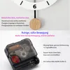 Dekorative Wanduhr fürs Wohnzimmer, moderne große Produktbild-Vorschau 3