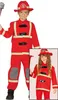 Feuerwehr Karneval Kostüm Set Mit Jacke Hose Hut Für Kinder Produktbild-Vorschau 1