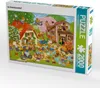 CALVENDO Puzzle Im Osterhasendorf | 2000 Teile Lege-Größe Produktbild-Vorschau 1