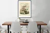 MuchoWow® MuchoWow® Gerahmtes Poster Antiker Vogeldruck Produktbild-Vorschau 3