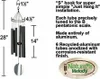 Nature's Melody Aureole Melodien Woodstock Chimes 28" Produktbild-Vorschau 2