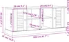 vidaXL Schuhbank VIGO Weiß 106x35x45 cm Massivholz Kiefer Produktbild-Vorschau 7