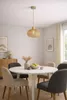 Luxolar LED Pendelleuchte E27 Rattan Boho Beige/Grau - Produktbild-Vorschau 5
