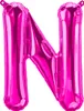 Palloncino in foil lettera N, rosa, 40 cm circa, da Anteprima dell’immagine prodotto 1
