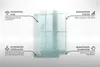 Glas Schneidebrett -  Transparent Herdabdeckplatten - Produktbild-Vorschau 7