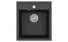 Helika® Granitspüle NOVA 46 x 51 cm in Schwarz inkl.  Produktbild-Vorschau 3