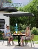 Rechteckiger Sonnenschirm - Gartenschirm mit Ständer - UPF Produktbild-Vorschau 3