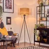 Dello Stehlampe aus Metall/Rattan in Schwarz/Natur Produktbild-Vorschau 7
