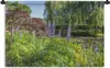 MuchoWow® Wandteppich Wandbehang Garten mit bunten Farben Produktbild-Vorschau 1