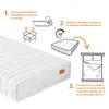 matelas ergonomique 7 zones en mousse froide, 100 x 200 cm, Voir les images du produit 5