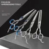Haarschneidescheren-Set aus 4CR-Edelstahl, 6 Zoll, scharf, Produktbild-Vorschau 3