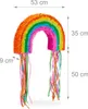 Relaxdays Regenbogen Pinata zum Aufhängen, für Kinder, Produktbild-Vorschau 4