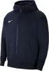A navy blue Nike zip-up hoodie for children, shown from the side. Náhľad obrázku produktu