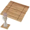 Excellent Houseware Topflappen, Bambus, 18x18x0,6 cm, braun Produktbild-Vorschau 6