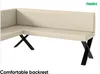 MEBLINI Eckbank für Esszimmer mit ausziehbarem Tisch  - Produktbild-Vorschau 5
