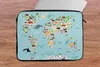 MuchoWow® Laptop Hülle 14 ZollWeltkarte - Kinder - Tiere - Produktbild-Vorschau 5