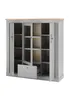 Highboard Chambord - Light Gray Artisan Oak Landhaus ohne Produktbild-Vorschau 3
