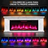 HOMAVO 50 pulgadas Chimenea eléctrica con mueble 1000/2000 Vista previa de la imagen del producto 8
