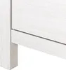 BELIANI TV Schrank Weiß / Braun Spanplatte 3 Schubladen Produktbild-Vorschau 4