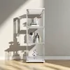 UnboxG Biała witryna szklana 42,4×36,3×125,2 cm – szafka z Podgląd zdjęcia produktu 2