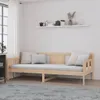 vidaXL Camí de día de madera maciza de pino, 80x200 cm Vista previa de la imagen del producto 2