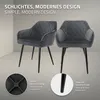 ML-Design sada 6 jídelních židlí s područkami a opěradly, Náhled obrázku produktu 3