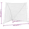 Baseball-Netz Tragbar Orange Schwarz 183x182x183 cm Stahl Produktbild-Vorschau 8