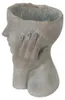 Vaso da fiori Clayre & Eef Testa 16x16x22 cm Mani di pietra Anteprima dell’immagine prodotto 3