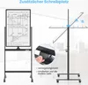 Oboustranná mobilní tabule COSTWAY, 60 x 90 cm, výškově Náhled obrázku produktu 5