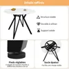 OKWISH Table À Manger - Ronde Pour 4 Personnes Avec Pieds Voir les images du produit 7