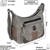 Umhängetasche (15167) Damentasche Schultertasche Leder Produktbild-Vorschau 2